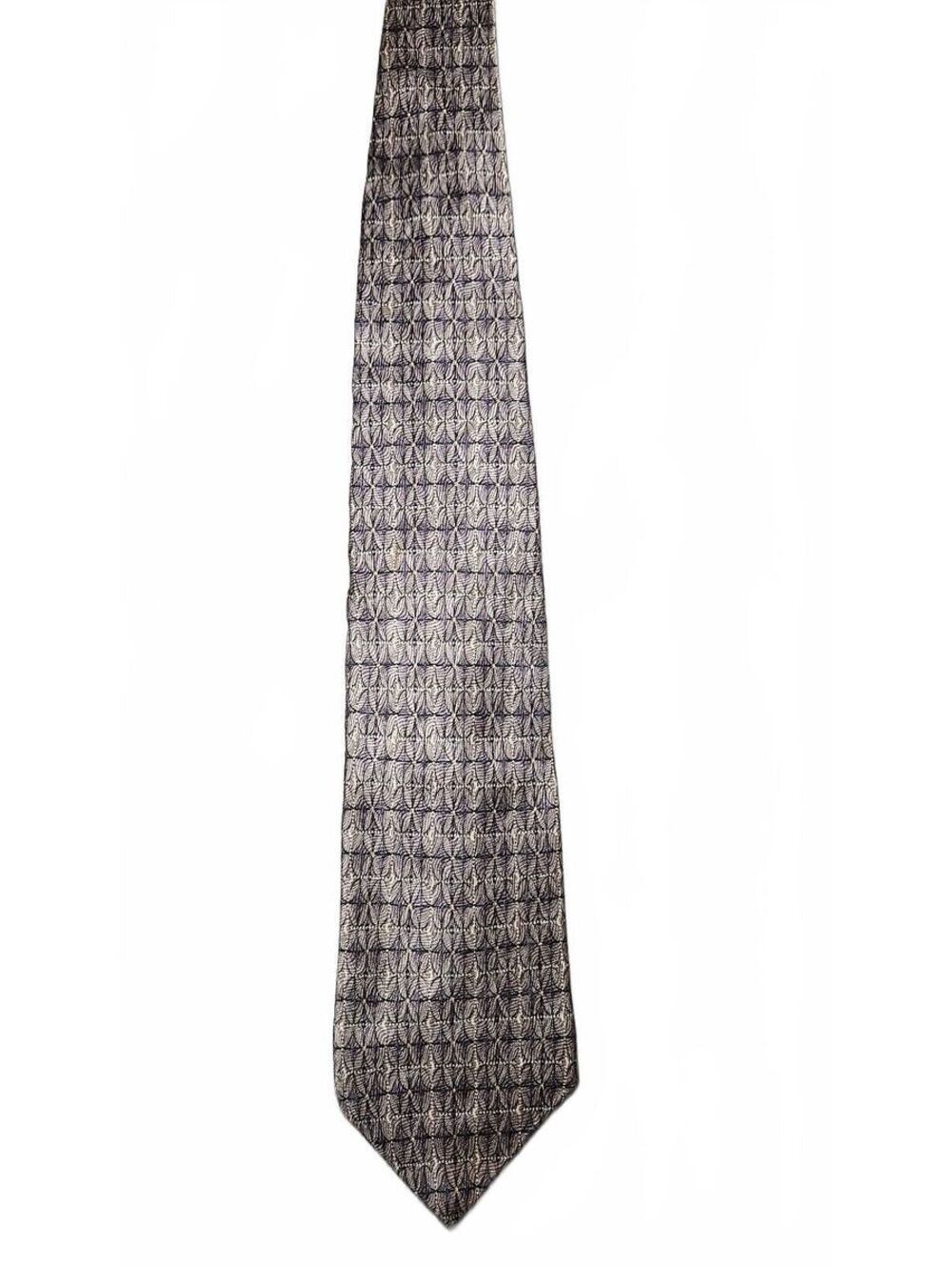 Chez Roffe New York Classic Patterned Silk Tie